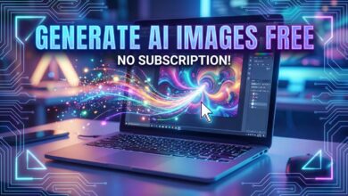 how to generate free AI images without any paid subscription