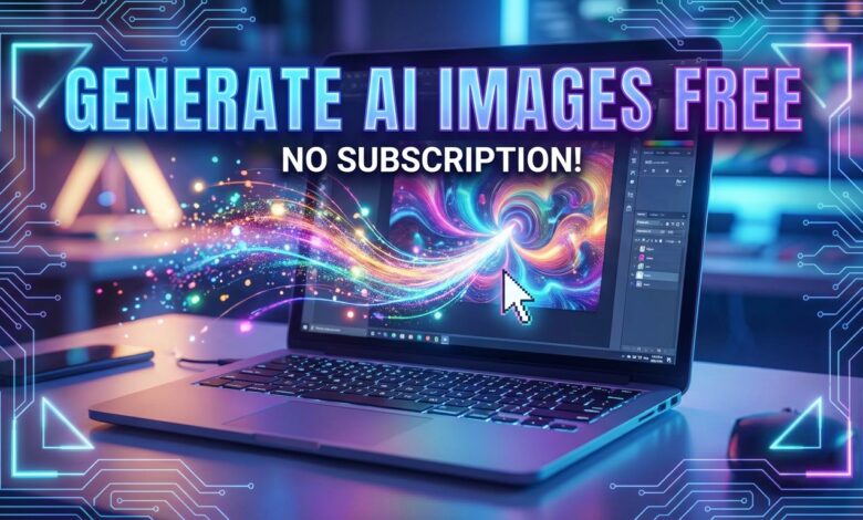 how to generate free AI images without any paid subscription