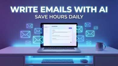 how to use AI to write emails and save time