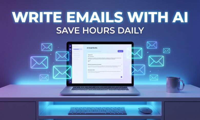 how to use AI to write emails and save time