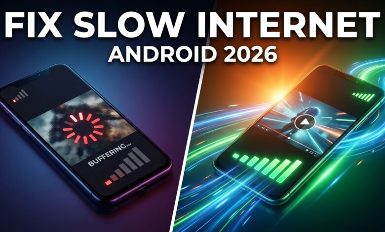how to fix slow internet connection on Android phone in 2026