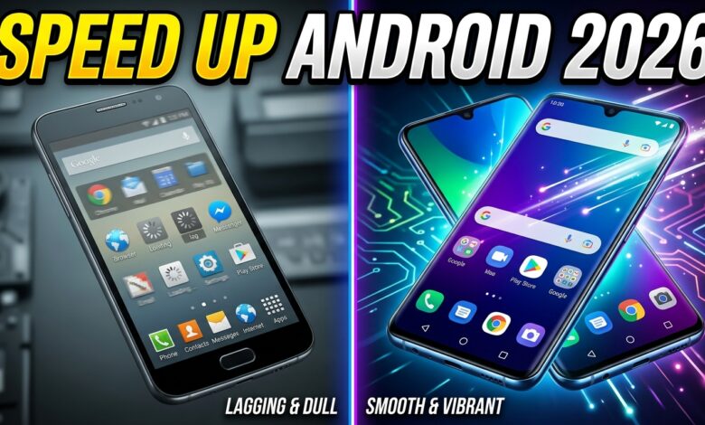 how to speed up a slow Android phone