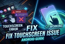 how to fix mobile touchscreen not working properly on Android