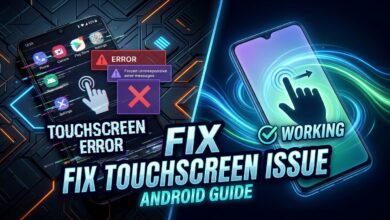 how to fix mobile touchscreen not working properly on Android