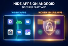 how to hide apps on Android without any third party app