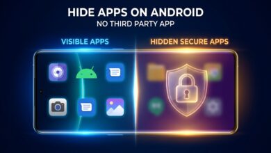 how to hide apps on Android without any third party app
