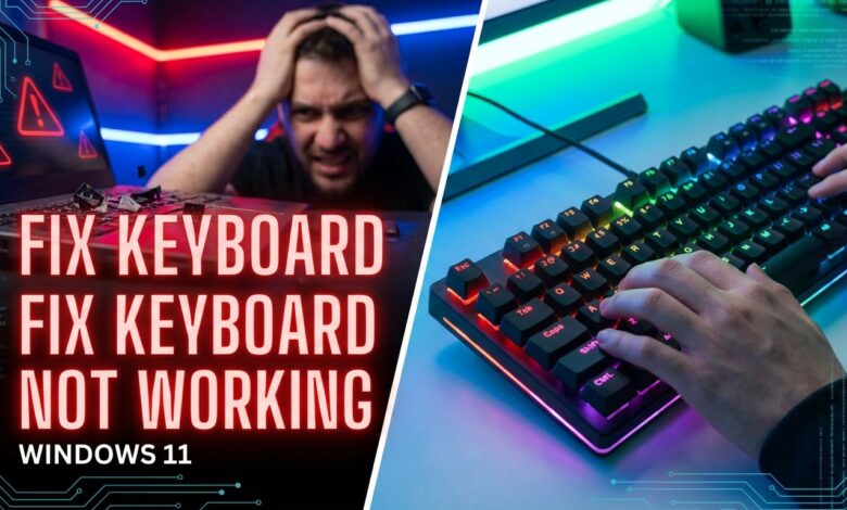 how to fix laptop keyboard not working on Windows 11