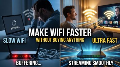 how to make your WiFi faster at home without buying anything.